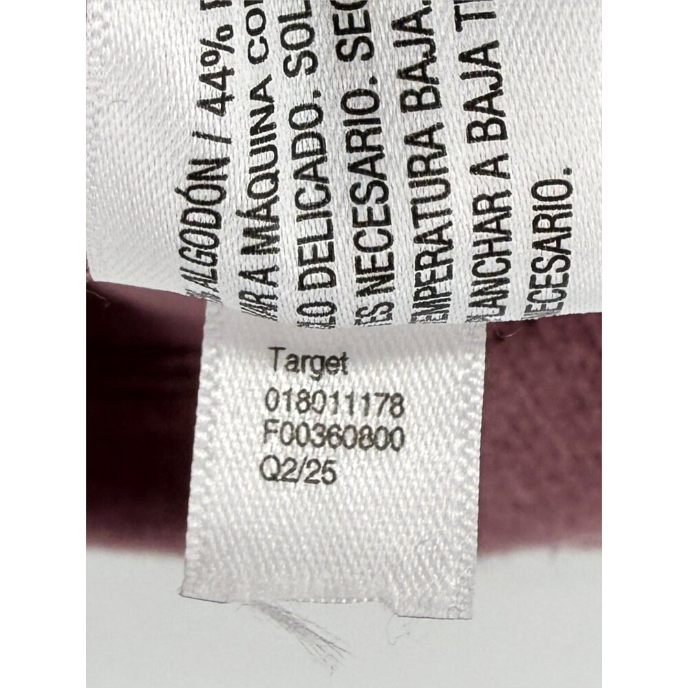 A New Day Women's Long Sleeve Brushed Mockneck Top in Mauve M - Picture 7 of 10